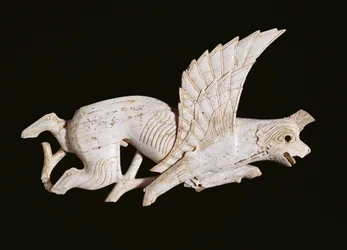 Greifenplakette, aus Fort Shalmaneser, Nimrud, Nordirak, 9.-8. Jahrhundert v. Chr.